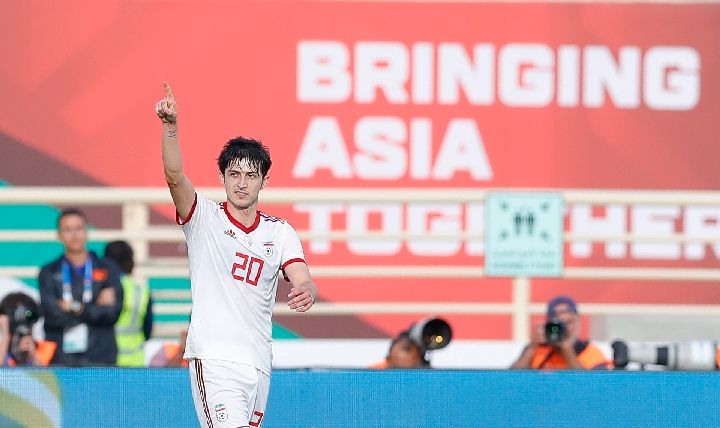 亚洲杯:伊朗轻取越南出线 阿兹蒙领跑射手榜