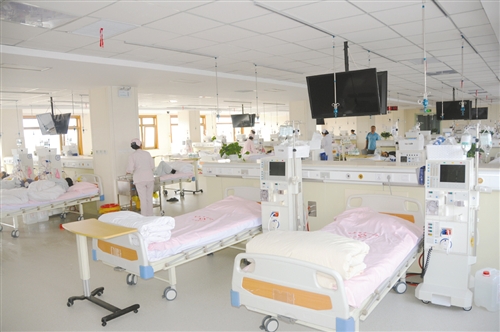包头市中心医院打造内蒙古最大血液透析中心_